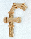 Bamboo Lower Case Letter f - 3 inch