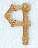 Bamboo Lower Case Letter q - 3 inch