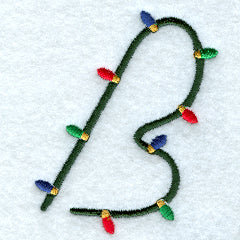 Christmas Lights Letter B - 3 inch