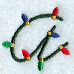 Christmas Lights Lower Case a - 3 inch