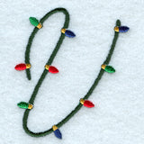 Christmas Lights Letter V - 3 inch