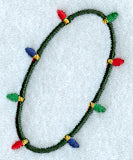 Christmas Lights Number 0 - 3 inch