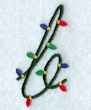 Christmas Lights Lower Case b - 3 inch