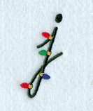 Christmas Lights Lower Case j - 3 inch