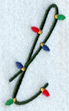 Christmas Lights Lower Case l - 3 inch