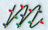 Christmas Lights Lower Case m - 3 inch