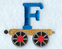 Train Letter F - 2.5 inch