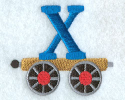 Train Letter X - 2.5 inch