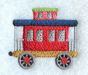 Train Caboose - 2.5 inch