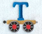 Train Letter T - 2.5 inch