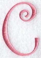 Curlz Capital Letter C - 3 inch