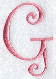 Curlz Capital Letter G - 3 inch