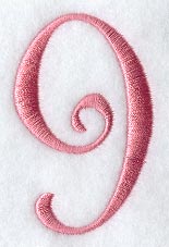 Curlz Number 9 - 3 inch