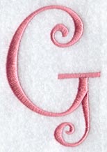 Curlz Capital Letter G - 3 inch
