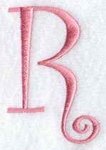 Curlz Capital Letter R - 3 inch