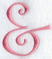 Curlz Punctuation Ampersand - 3 inch