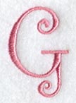 Curlz Capital Letter G - 3 inch