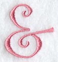 Curlz Punctuation Ampersand - 3 inch