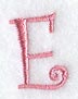 Curlz Capital Letter E - 3 inch
