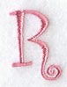Curlz Capital Letter R - 3 inch