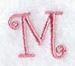 Curlz Capital Letter M - 3 inch