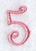 Curlz Number 5 - 3 inch