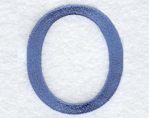 Courier Upper Case Letter O - 3 Inch