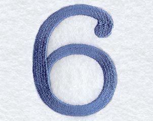 Courier Number 6 - 3 Inch