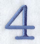 Courier Number 4 - 3 Inch