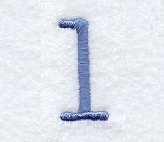 Courier Lower Case Letter l - 3 Inch