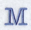 Courier Upper Case Letter M - 3 Inch