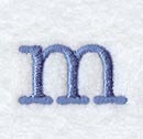 Courier Lower Case Letter m - 3 Inch