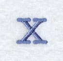 Courier Lower Case Letter x - 3 Inch