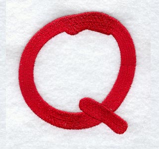 Kids Upper Case Letter Q - 3 Inch