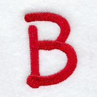 Kids Upper Case Letter B - 3 Inch