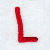 Kids Upper Case Letter L - 3 Inch