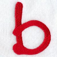 Kids Lower Case Letter b - 3 Inch