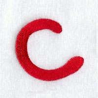 Kids Lower Case Letter c - 3 Inch