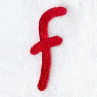Kids Lower Case Letter f - 3 Inch