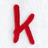 Kids Lower Case Letter k - 3 Inch