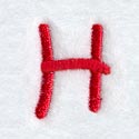 Kids Upper Case Letter H - 3 Inch