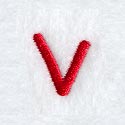 Kids Lower Case Letter v - 3 Inch