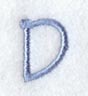 Dots Letter D - 2 inch