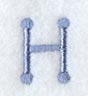 Dots Letter H - 2 inch