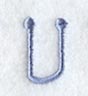 Dots Letter U - 2 inch