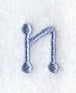 Dots Letter n - 2 inch