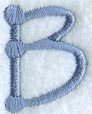 Dots Letter B - 2 inch