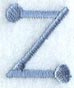 Dots Letter z - 2 inch