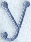 Dots Letter y - 2 inch