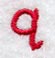 Kids Lower Case Letter q - 3 Inch